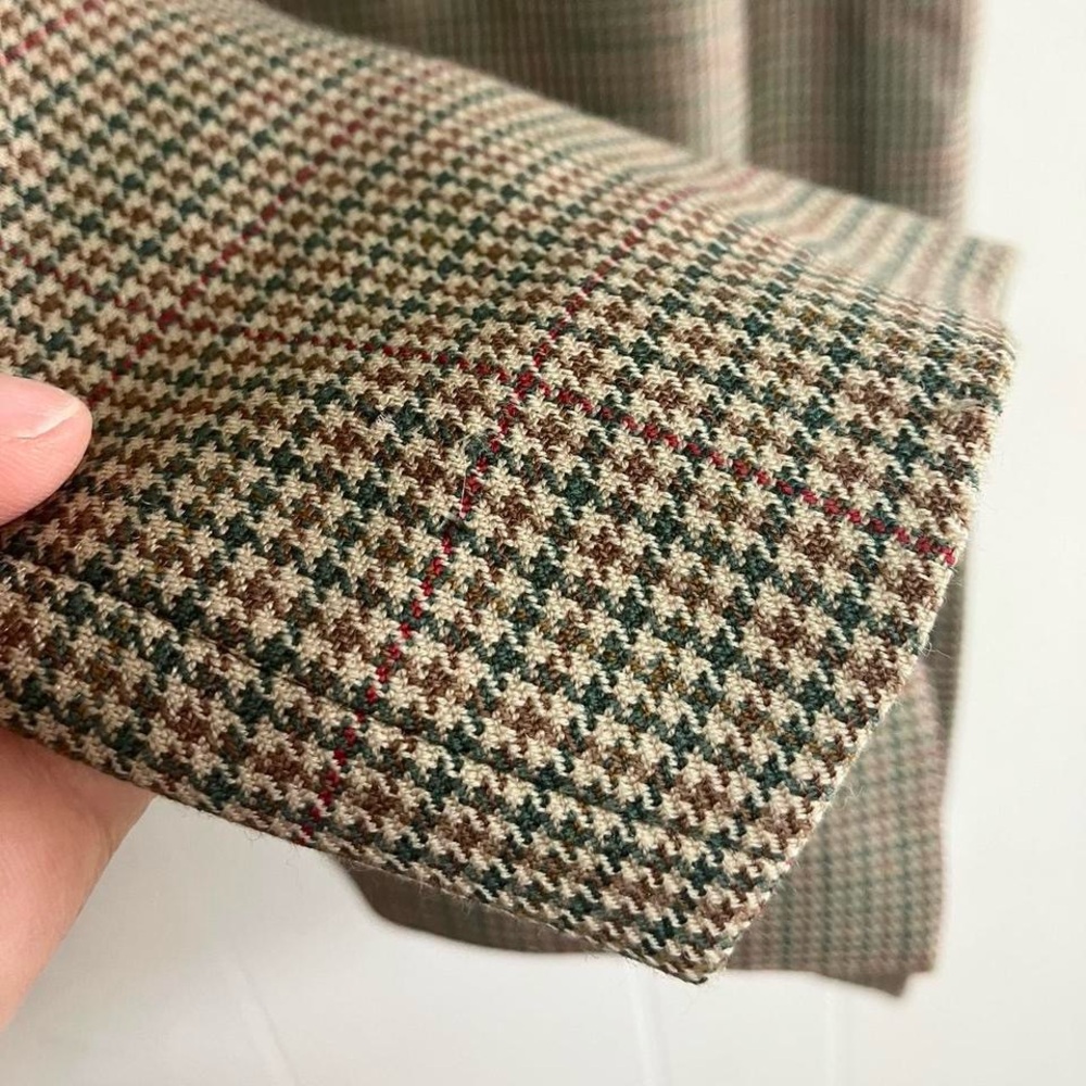 Pendleton virgin wool houndstooth pencil skirt - image 2